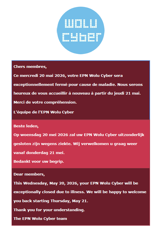 20 Mei, gesloten